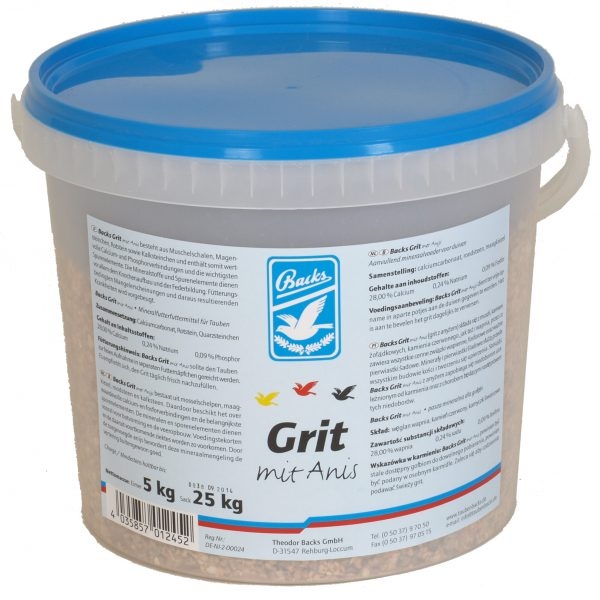 Backs Grit mit Anis 5 Kg
